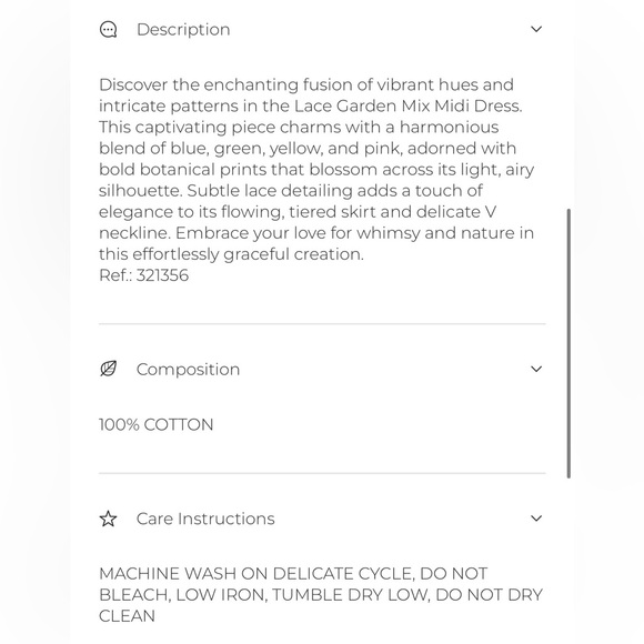 FARM RIO Lace Garden Mix Dress - Picture 15 of 15